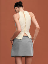 Apricot Halter Vest