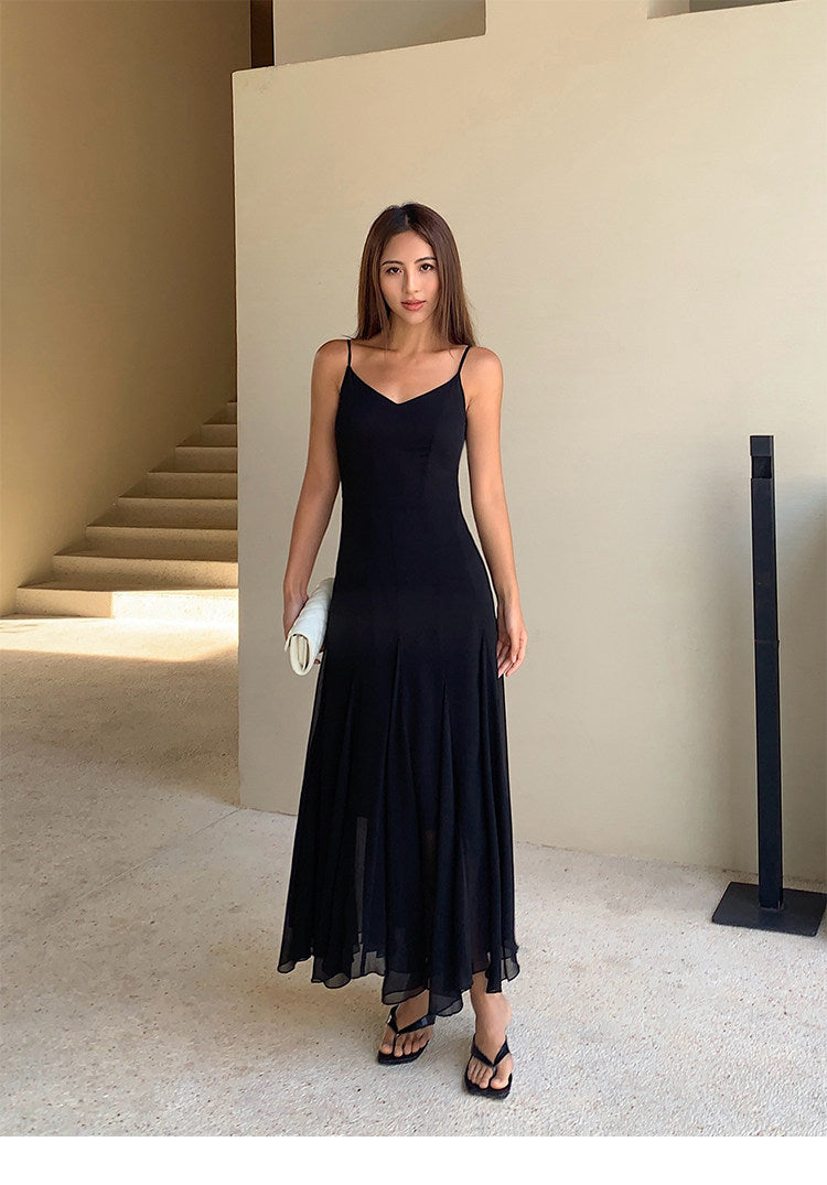 Sheer Layered Maxi Dress