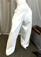 White Bandeau / Sweatpants