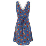 Blue Rose Mini Dress