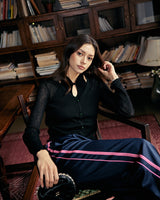 Pink Stripe Sweatpants