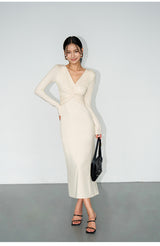 Twist Wrap Maxi Dress