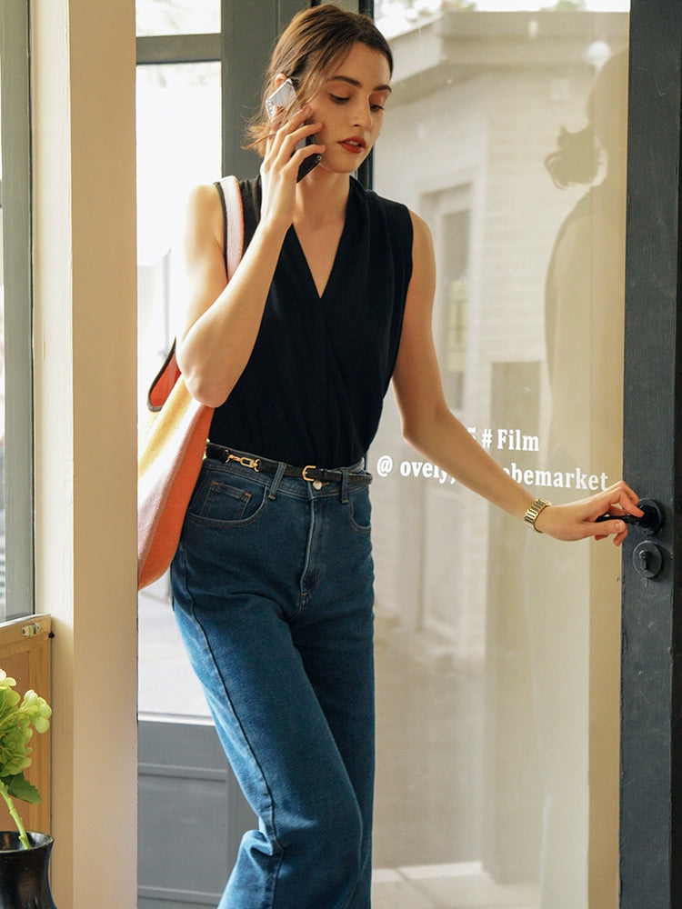 Wool Blend Knit Vest