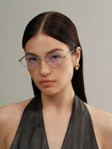 Oval Metal Glasses