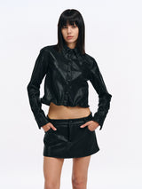 PU Jacket & Skirt