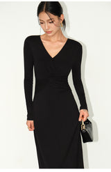 Twist Wrap Maxi Dress