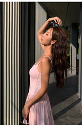 Ruched Bodice Slip Dress