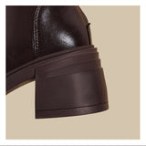 Button-Detail Ankle Boots