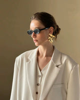 Slim Oval Sunglasses