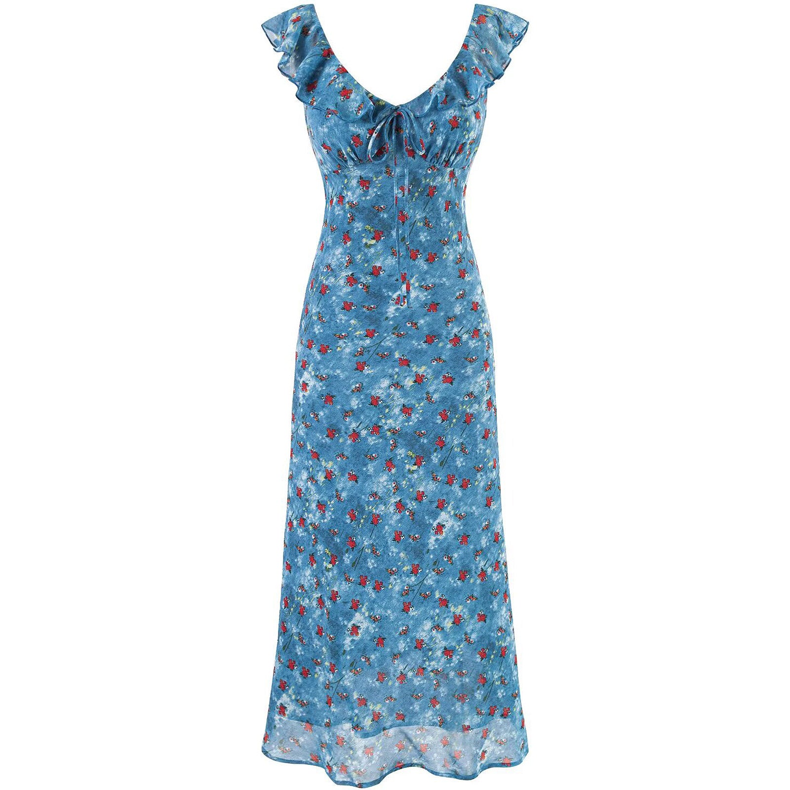 Bluebell Ruffle Maxi Dress