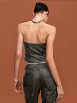 Leather Bandeau / Trouser