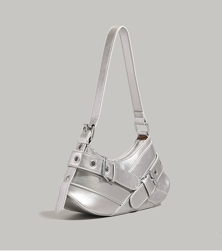 Buckled Shoulder Bag
