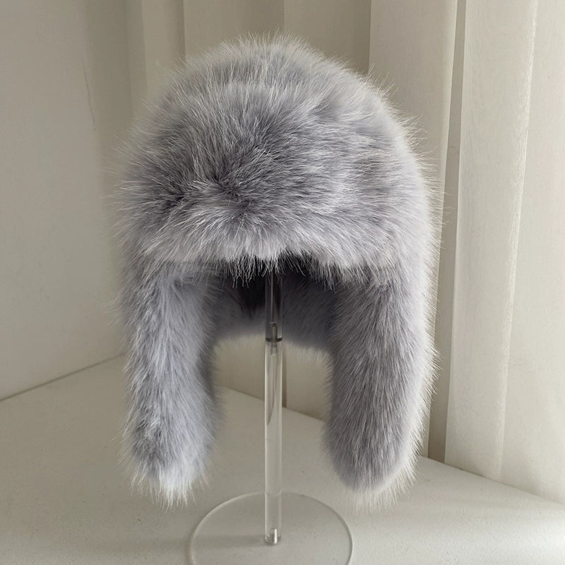 Faux-Fur Earflap Hat
