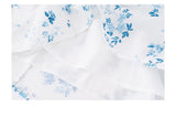 Blue Blossom Mini Dress