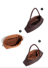 Cowhide Woven Bag