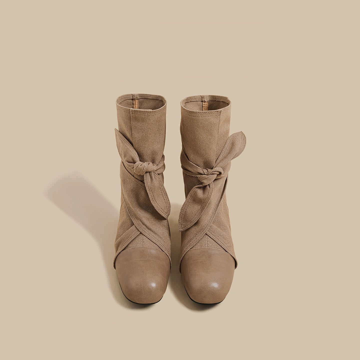 Tie-Wrap Ankle Boots