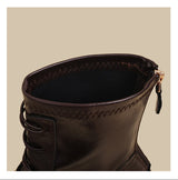 Button-Detail Ankle Boots