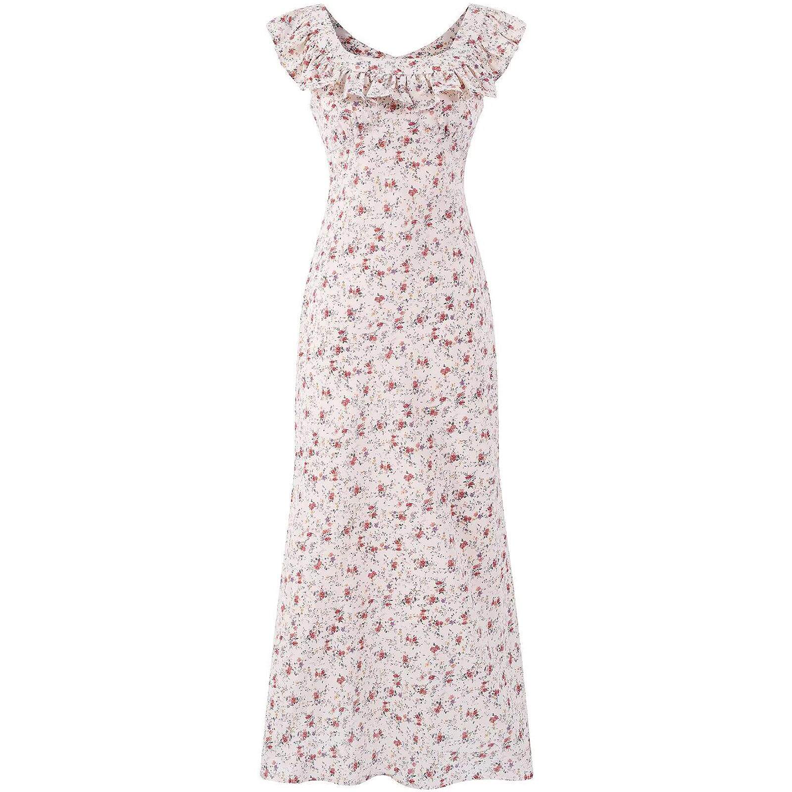Blush Petal Maxi Dress