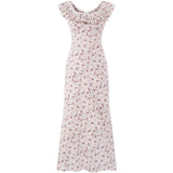 Blush Petal Maxi Dress