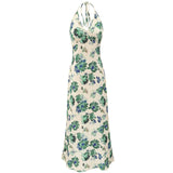 Verdant Halter Dress