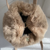 Plush Bucket Bag