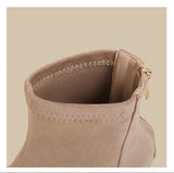 Bow Chunk-Heel Ankle Boots
