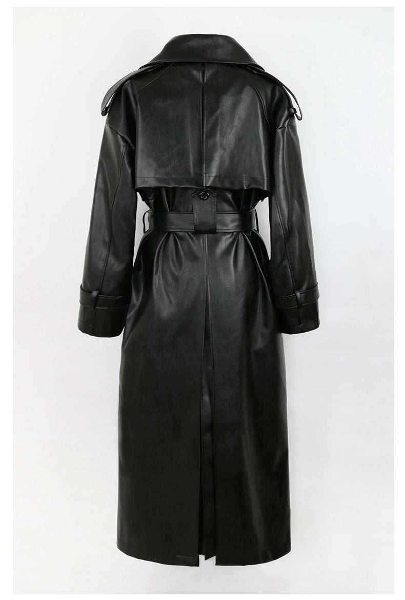 Leather Trench Coat