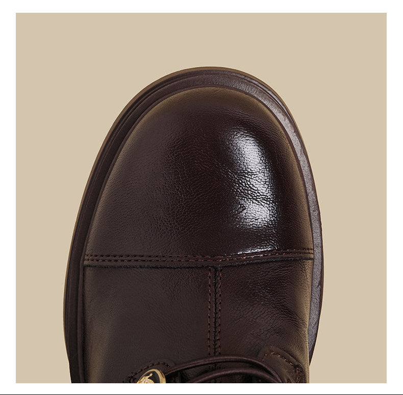 Button-Detail Ankle Boots