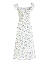 Blue Daisy Midi Dress