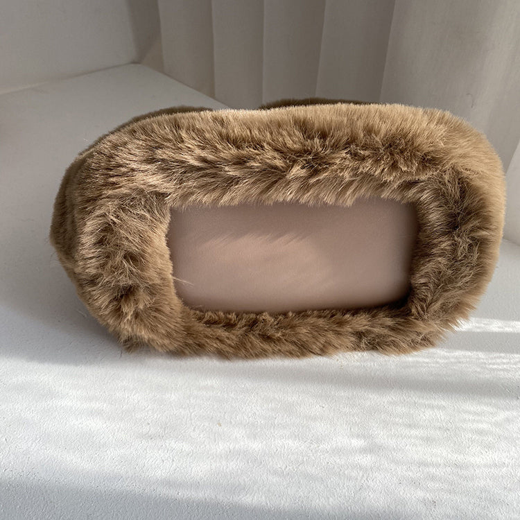 Plush Bucket Bag
