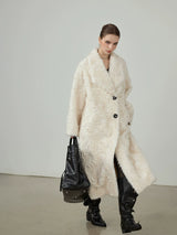 Curly Lamb Faux Coat