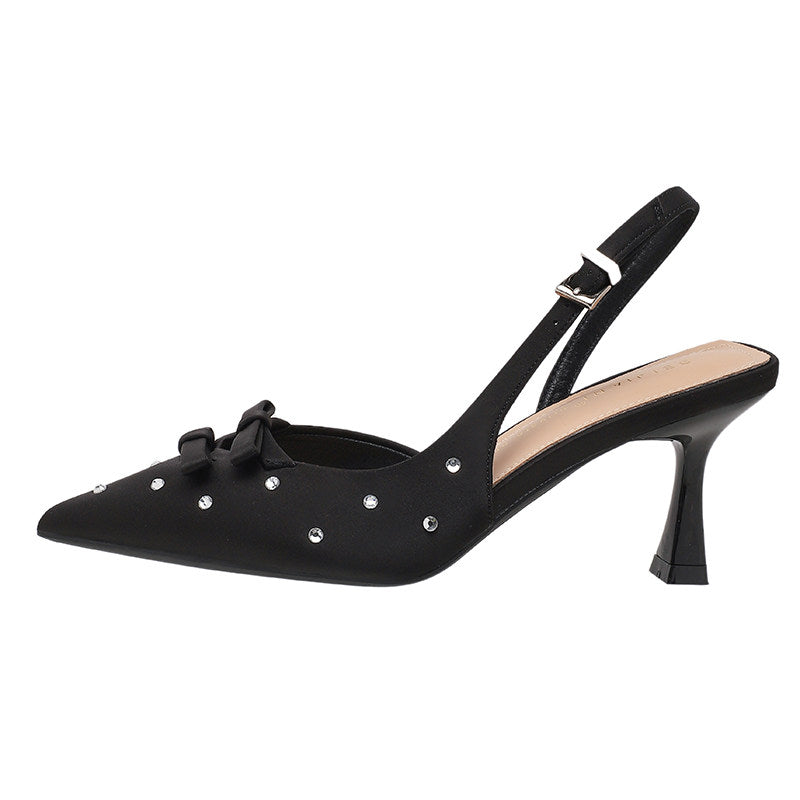 Stud Bow Slingbacks