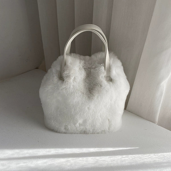 Plush Bucket Bag