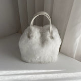 Plush Bucket Bag