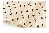 Polka Wrap Midi Dress