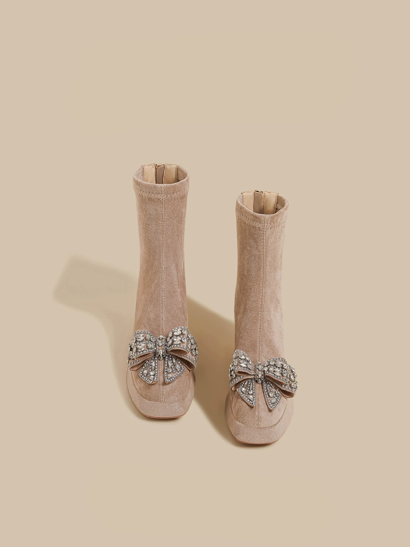 Crystal Bow Boots
