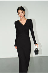 Twist Wrap Maxi Dress