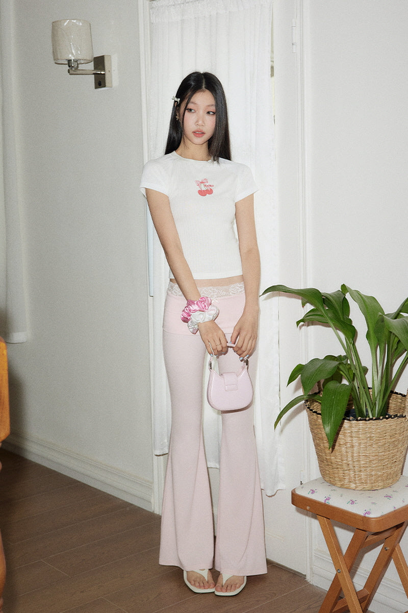 Cherry Top / Pink Pants