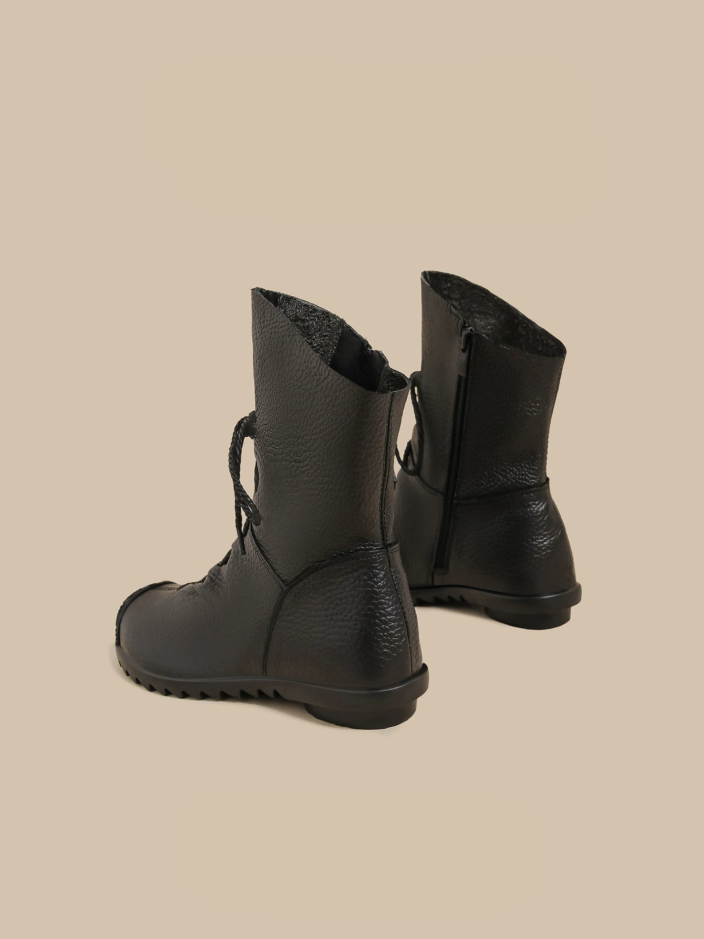 Soft-Leather Mid Boots
