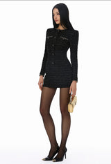 Tweed Glitter Dress