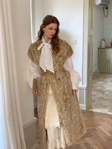 Deer Jacquard Long Vest