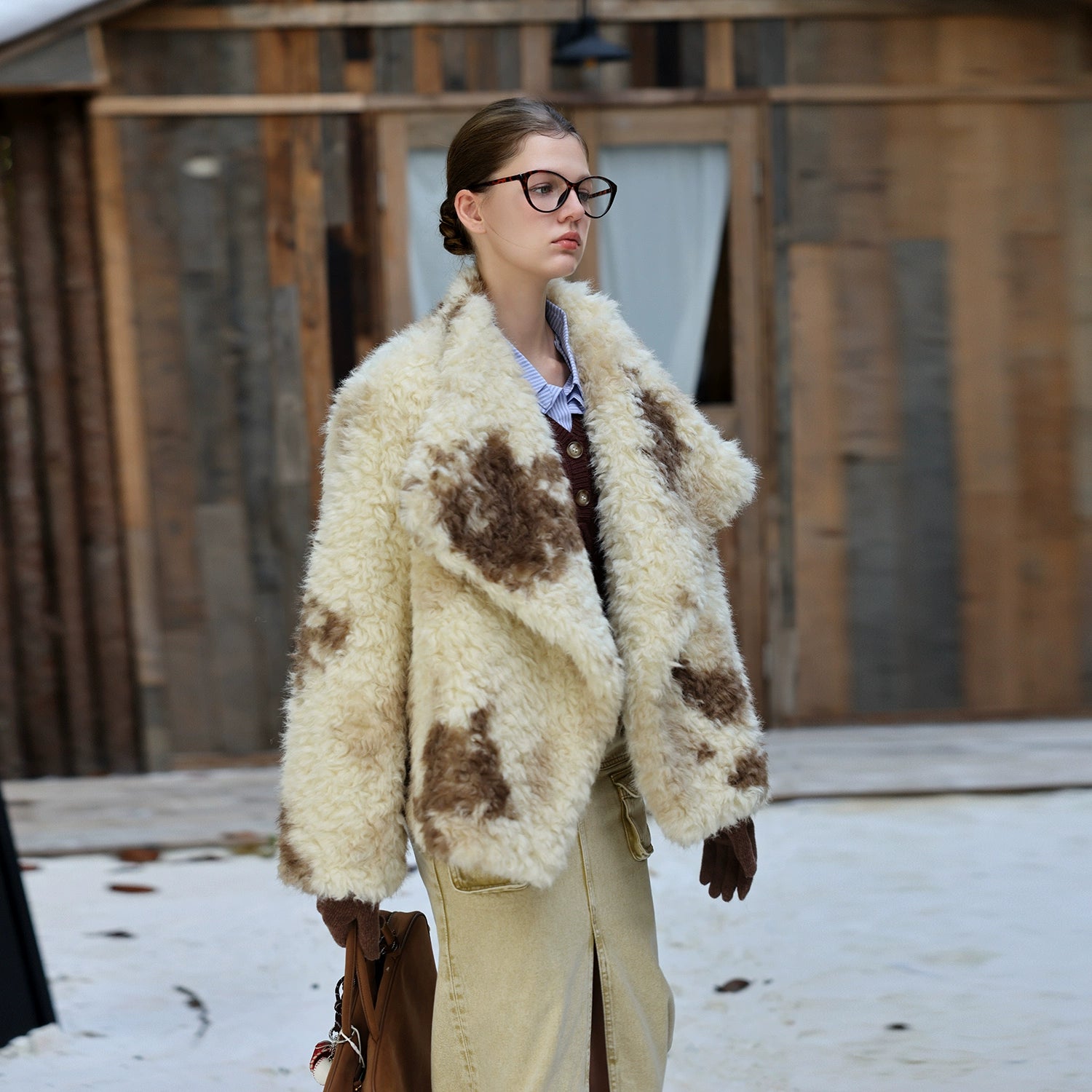 Plush Faux Fur Jacket