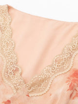 Floral Waist Tie Dress
