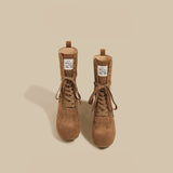 Inner Height Lace-Up Boots