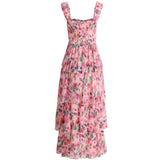 Rosy Garden Tier Dress