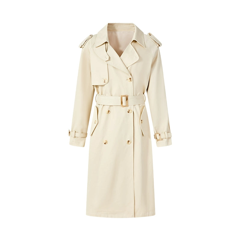 Cinched Trench Coat