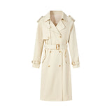 Cinched Trench Coat