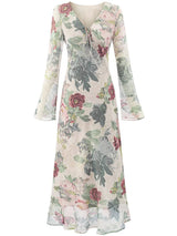 Soft Garden Wrap Dress