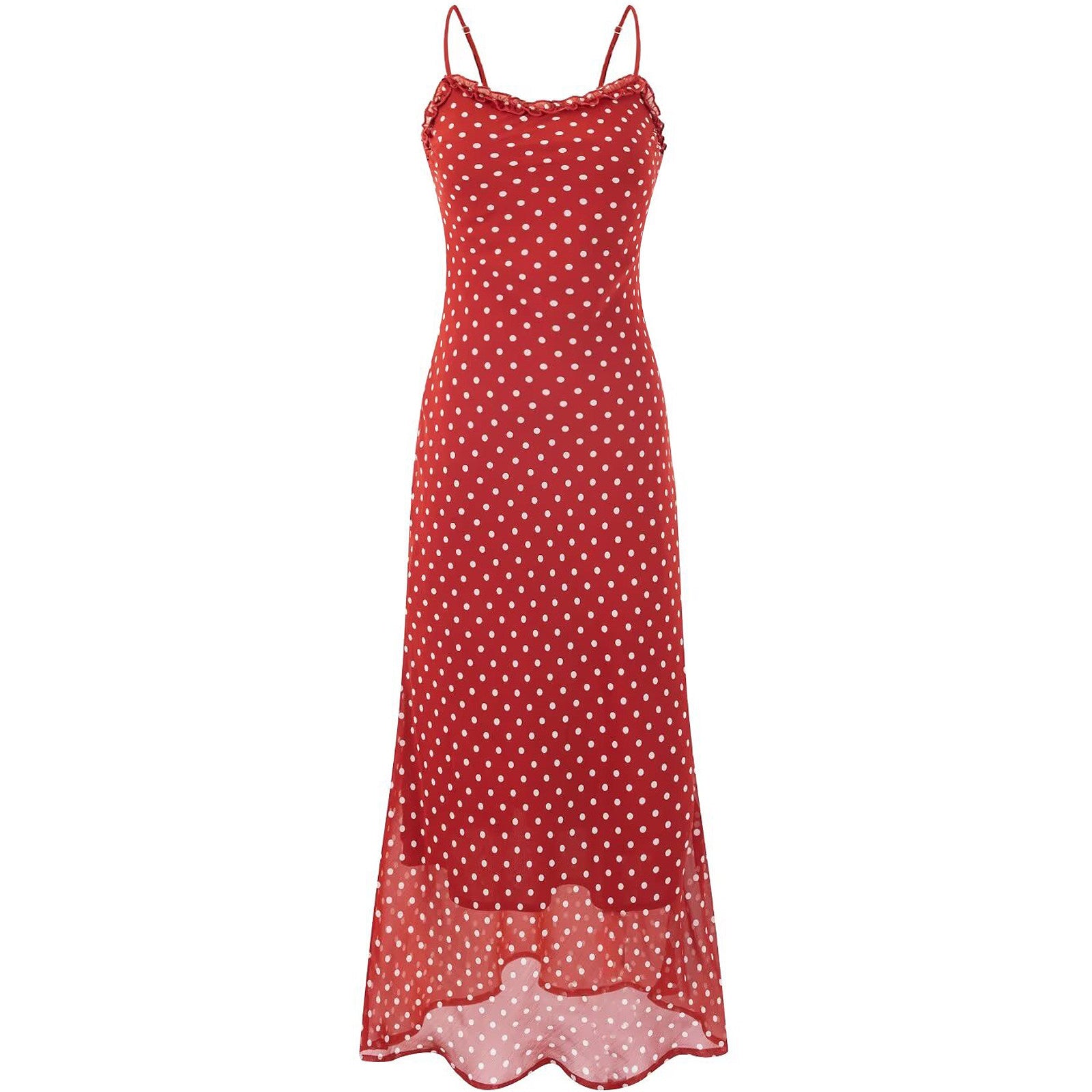 Cherry Dot Slip Dress