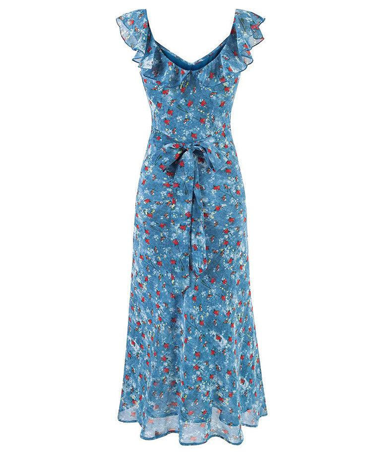 Bluebell Ruffle Maxi Dress